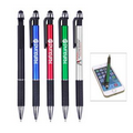 Click Action Stylus Ballpoint Pen,with digital full color process